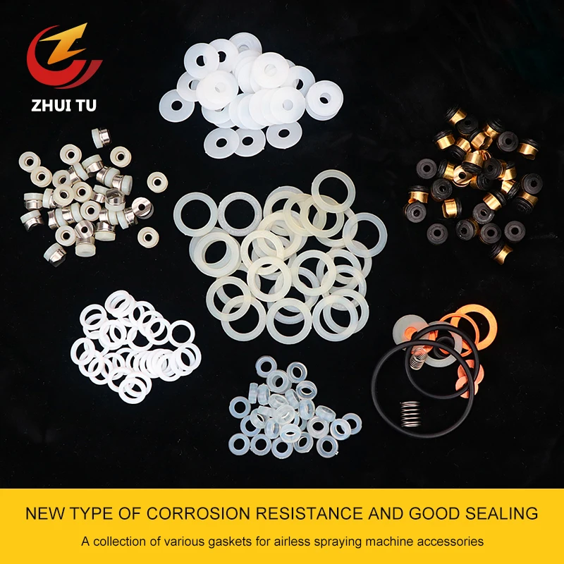 Paint Airless Sprayer Accessories Extension Rod Nozzle Universal Head Color Separation Gasket Seal Gasket Leather Gasket O-Ring