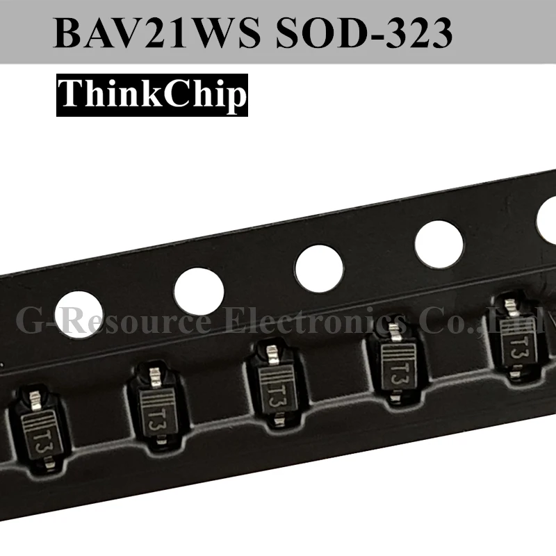 (100 pz) BAV21WS SOD-323 0805 SMD switch diode BAV21 (marcatura T3)