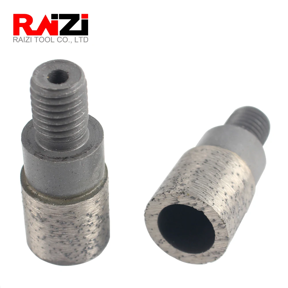 Raizi-brocas de corte CNC para piedra de mármol Grante, tornillo de diamante, rosca M12, 1 pieza