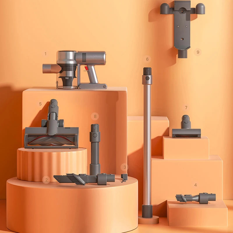 دريمي V11 SE يده مكنسة كهربائية لاسلكية شاشة OLED المحمولة 25kPa الكل في واحد مجمع الغبار سجادة أرضيات الأنظف