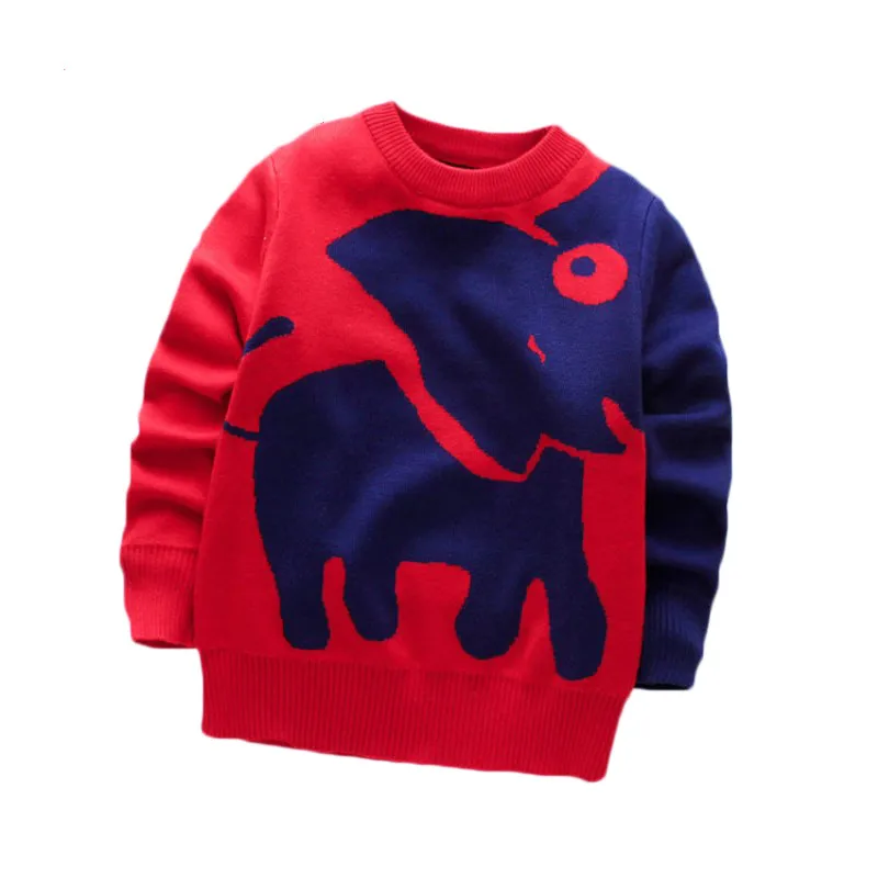 Winter Baby Boy Clothes Knitted Sweaters Fashion Children's Clothing  3 -8 Years Long Sleeve Kids Knit Girls Pullover Sweaters