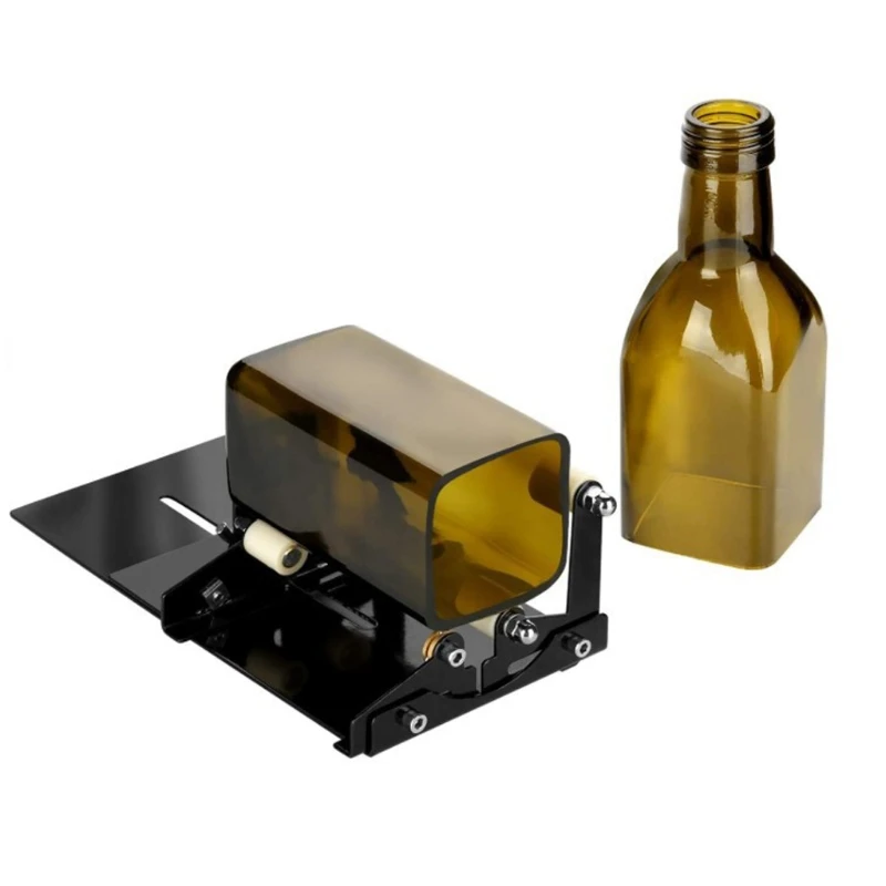 DIY Glass Bottle Cutter Tool Square Round Wine Beer Bottle Cutting Machine