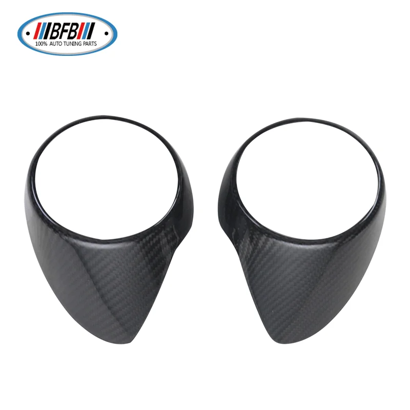 BFB 2pcs Rear seat Aircondition frame cover air outlet frame Interior Trims Glossy black Dry Carbon For Alfa Romeo Giulia 2017+