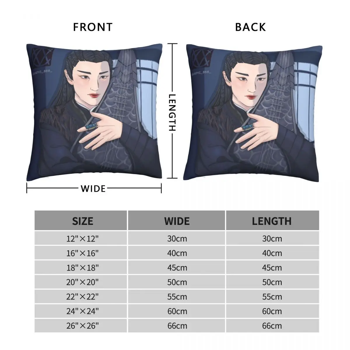 Faraway Wanderers Scorpion King Square Pillowcase Polyester Linen Velvet Printed Zip Decor Sofa Seater Cushion Case