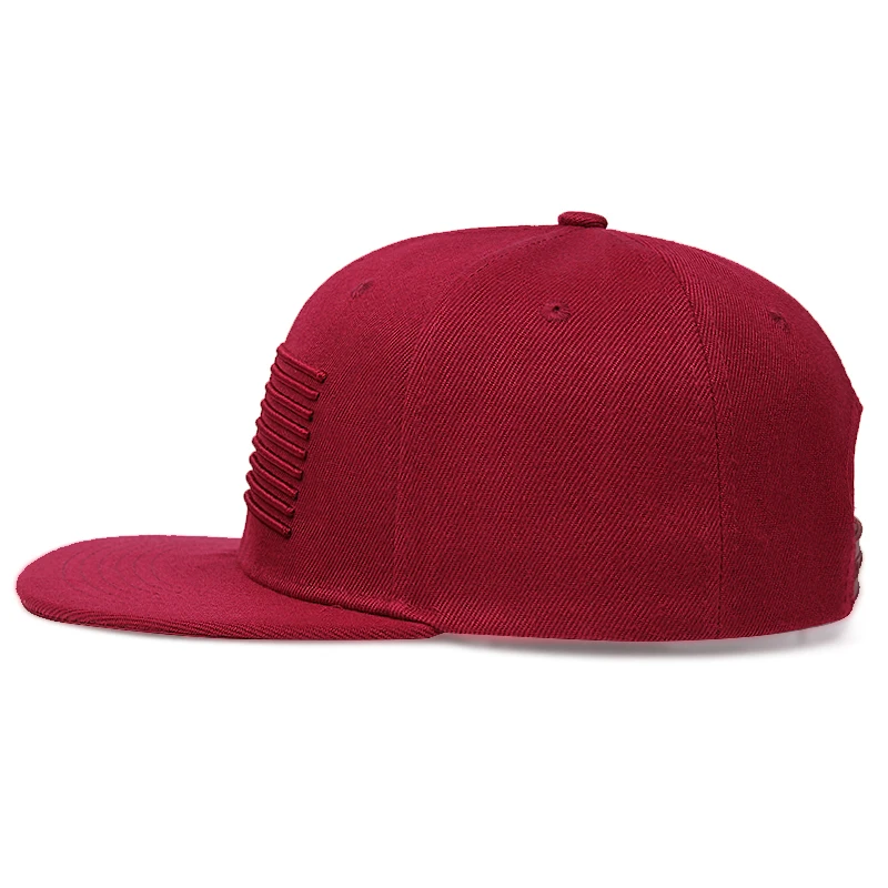 New American flag cotton fashion snapback cap hip-hop cap baseball cap adjustable Flat brim hat