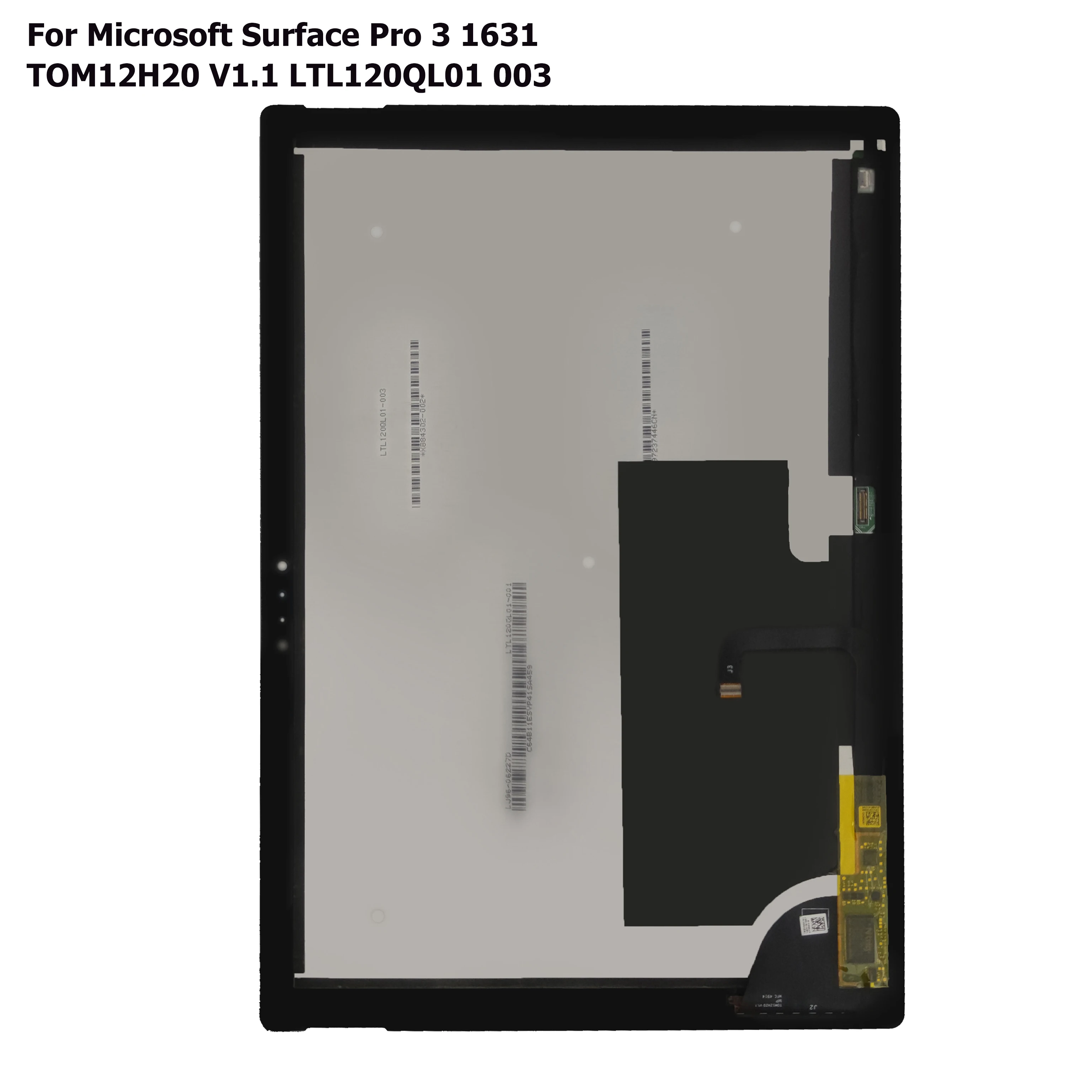 LCD For Microsoft Surface Pro 3 pro3 LCD Display Touch Screen Digitizer For Surface Pro 3 (1631) TOM12H20 V1.1 LTL120QL01 003