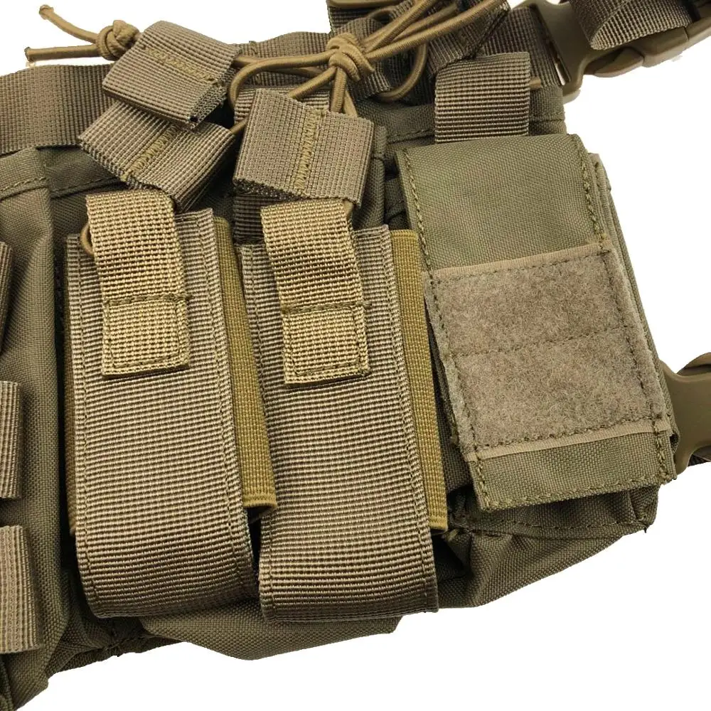 Multicam Tactical Ammo Chest Rig wymienna kamizelka myśliwska Airsoft Paintball z etui na magazynek AK 47/74