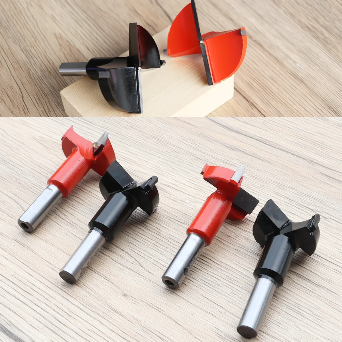 TCT Head 4 Flutes Industrial Hinge Boring Bits Gang Drill for 35mm Holes  Woodworking Tools Multi Rows wood boring Machines