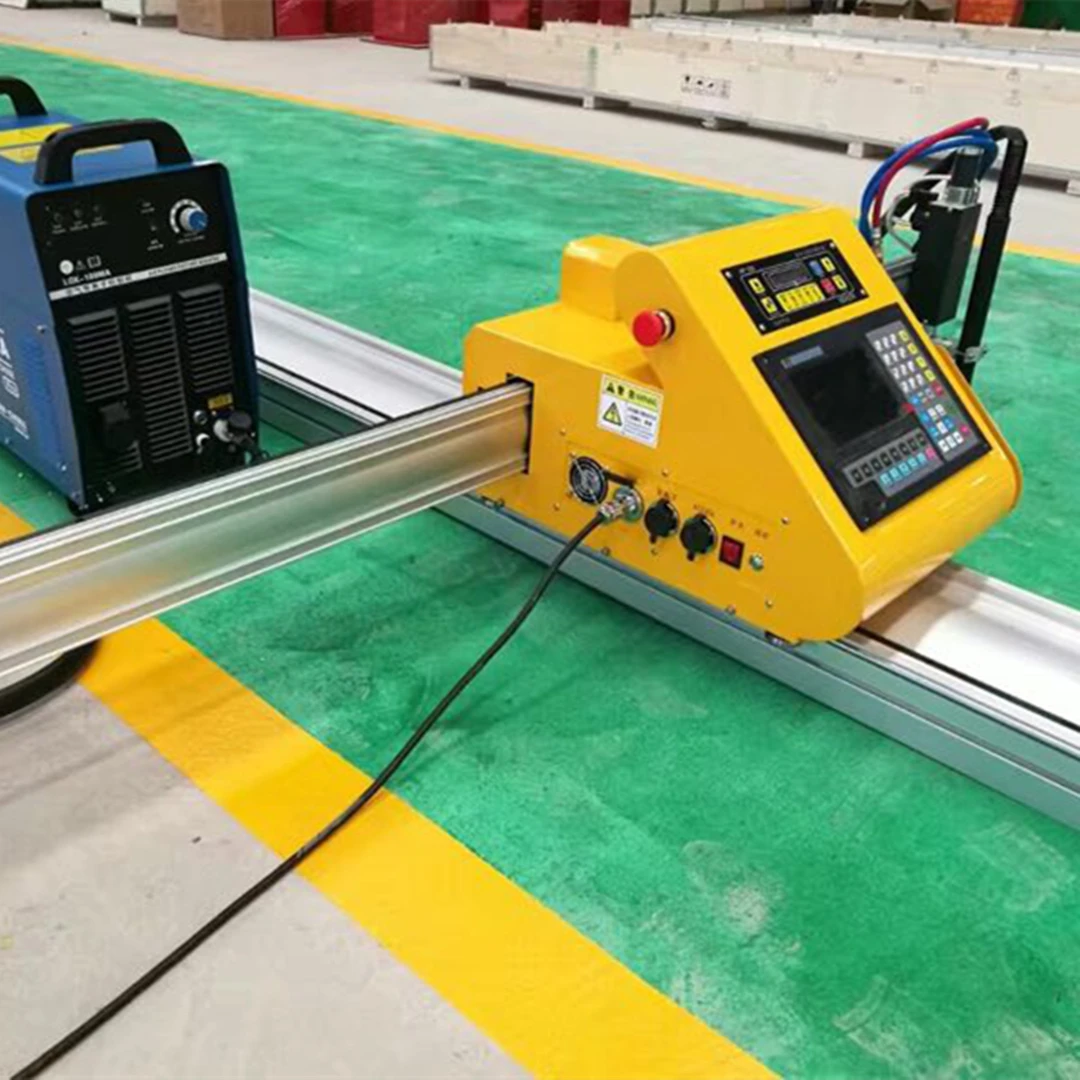 CNC 63A/100A/120A Portable Plama Cutting Machine With Light Beam And THC/Small Fast Steel Sheed Plasma Cutter