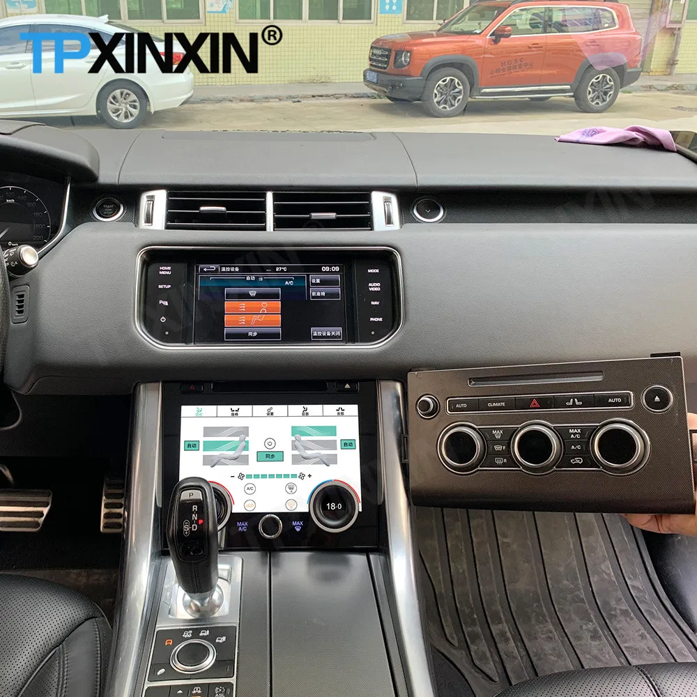 Climate Board AC Panel Car Radio Stereo Receiver Android For Land Rover Range Rover Sport L494 2013 2014 2015-2018 Audio Unit