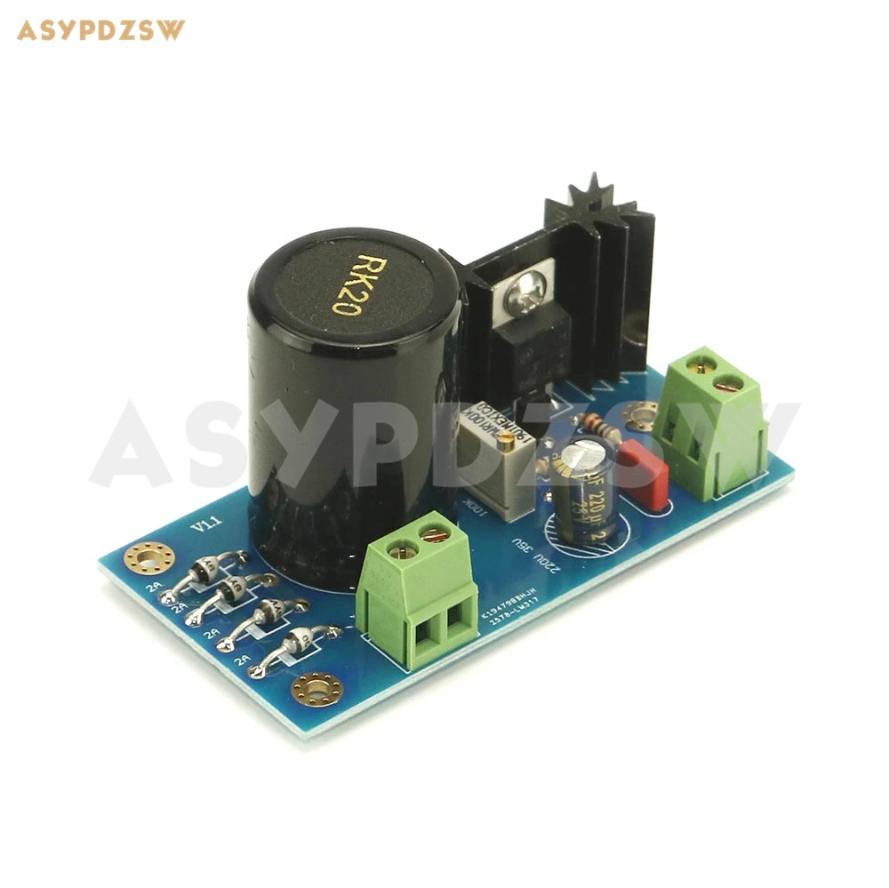 WEILIANG LM317+TL431 high precision linear regulated power supply board 3.3--25V