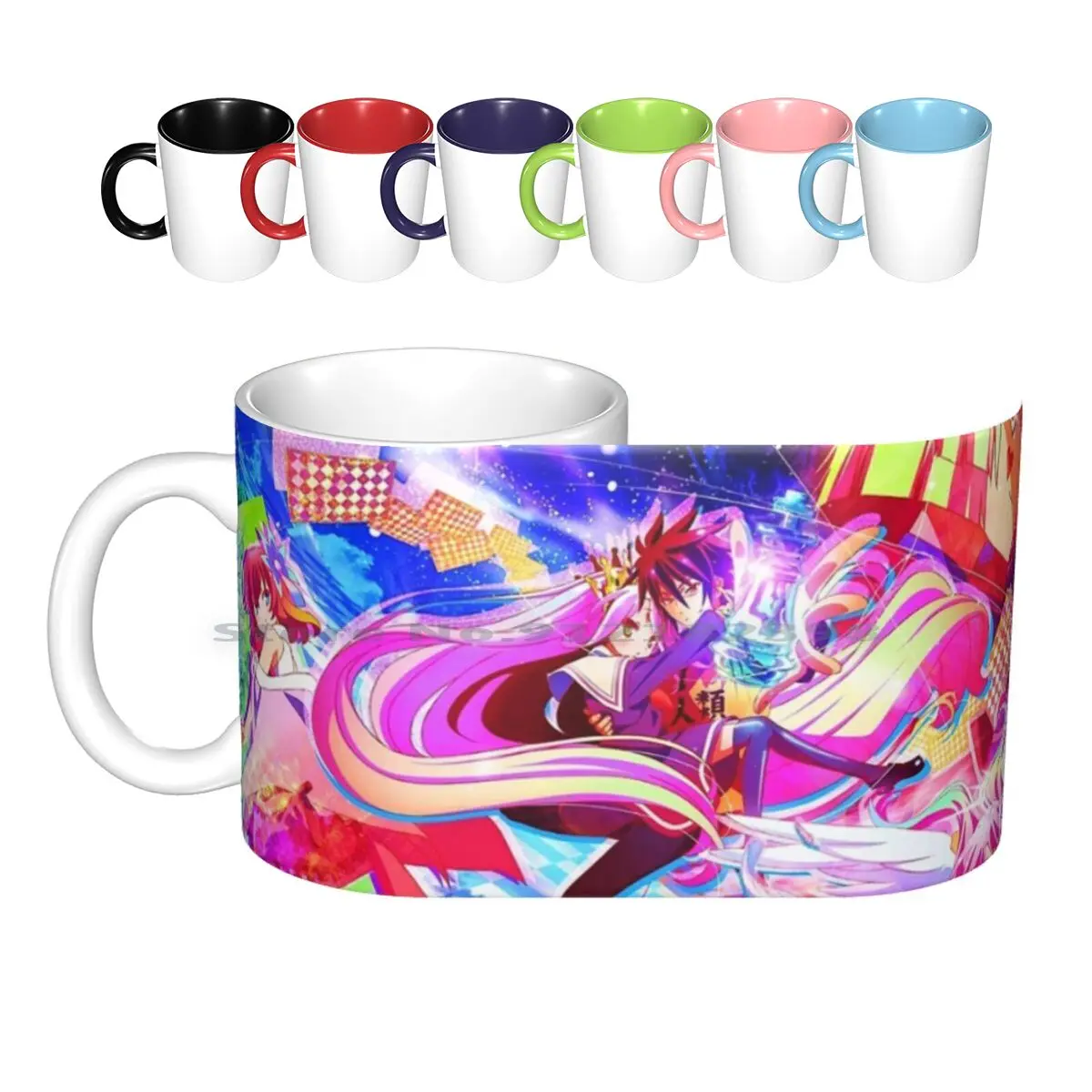 4k No Game Life Ceramic Mugs Coffee Cups Milk Tea Mug