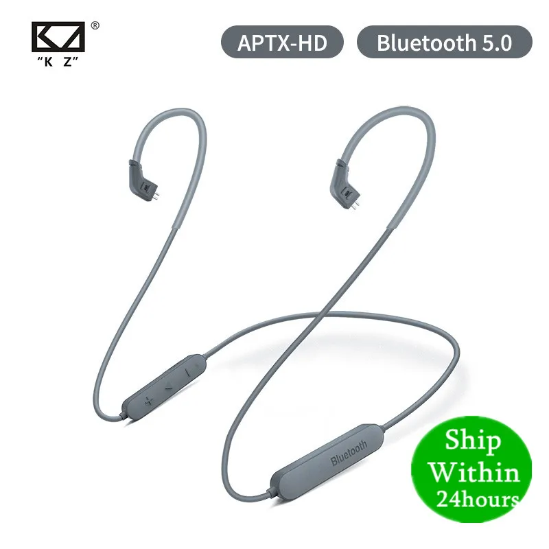 KZ Aptx HD QCC3034 Bluetooth5.0 Wireless Module Earphone Upgrade Cable Applies Original Headphone AS10 ZST ES4 ZSN Pro ZS10 AS16