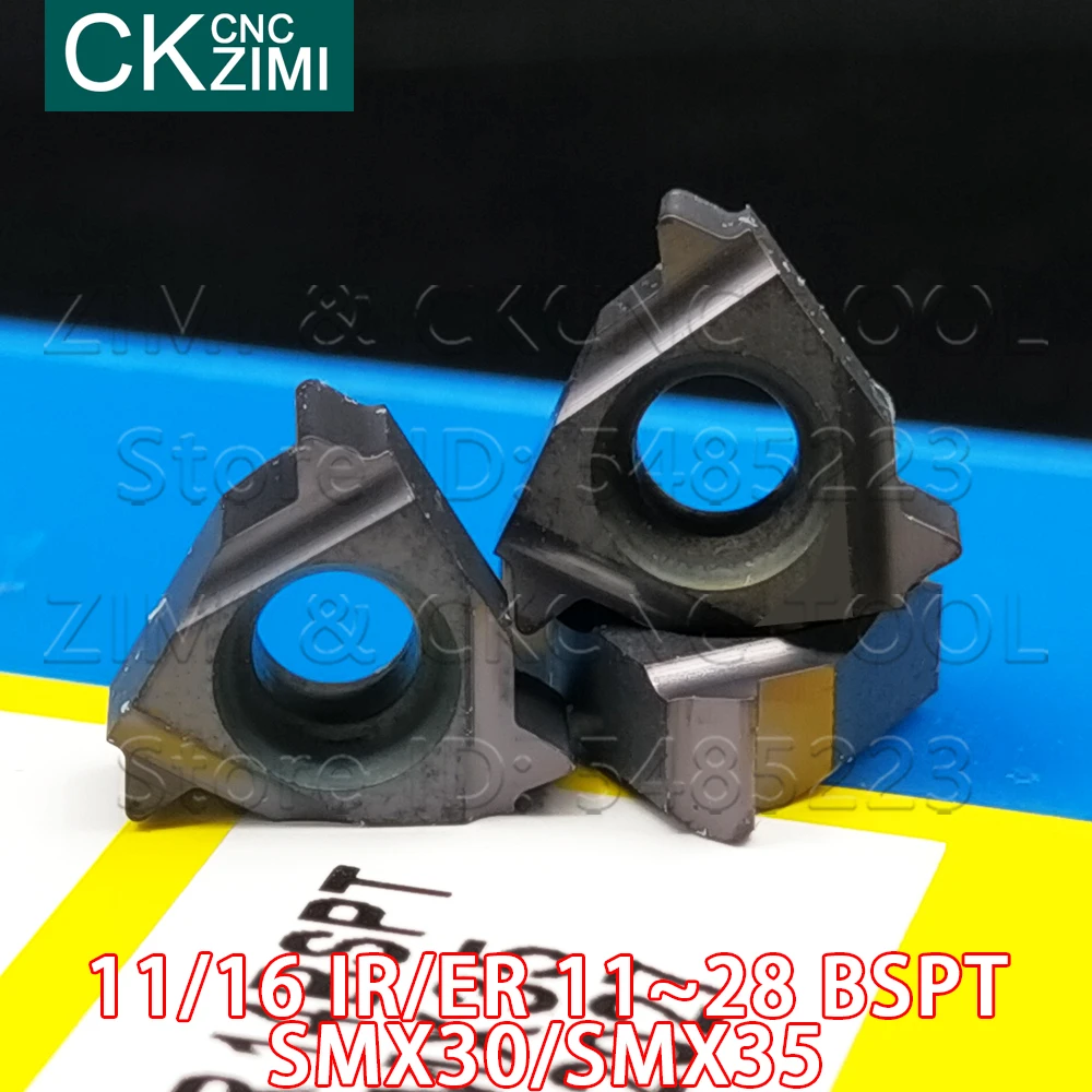 11IR 16IR 16ER 11BSPT 14BSPT 19BSPT 28BSPT SMX35ภายในด้ายภายนอกเครื่องกลึงเครื่องตัดเครื่องมือ CNC คาร์ไบด์ Arbide แทรก