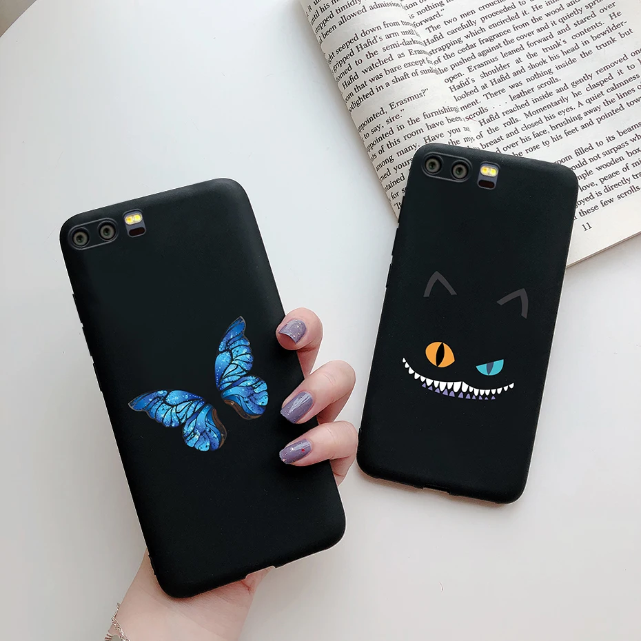 For Huawei P10 plus Phone Case Cute Painted Silicone Back Cover Protector Funda For Huawei P10plus P10 P 10 Plus HuaweiP10 Cases