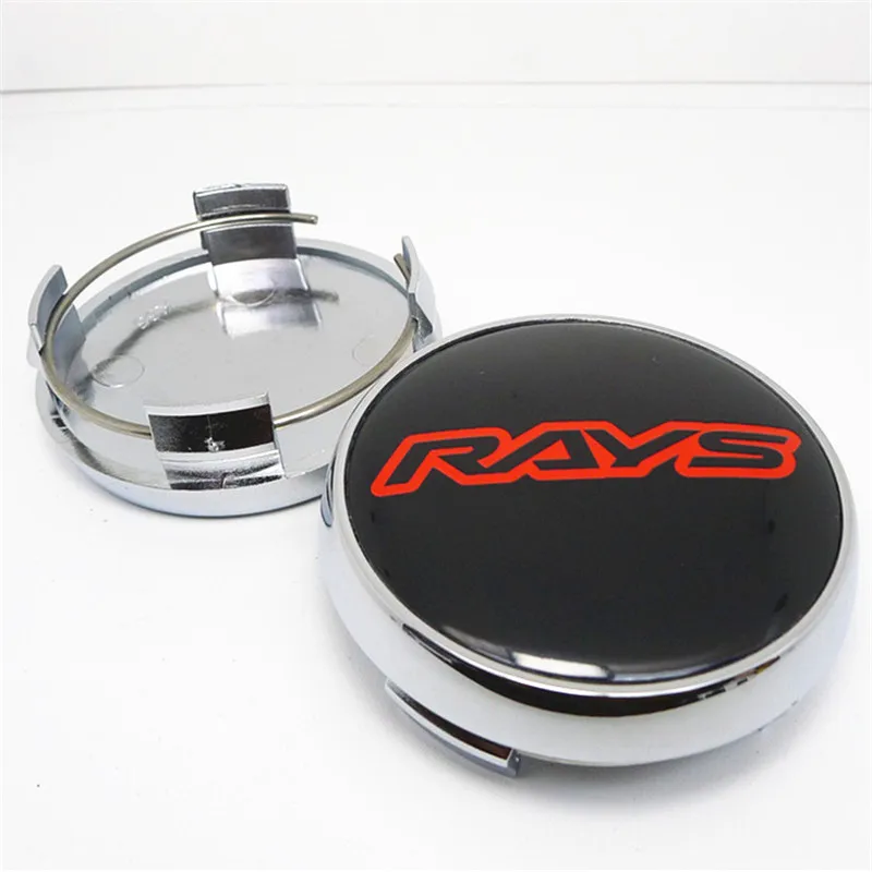 4pcs 65mm Wheel Center Hub Caps for Rays TE37 Car Styling Replacment Rims Cover Accessories