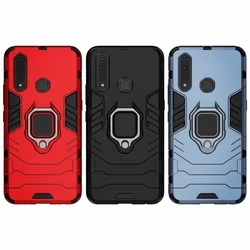 For Vivo Z5x Case Vivo Z1 Pro Magnetic Car Shockproof Ring Armor Phone Cover For Vivo Z5x V1911A V1919 Z1Pro Coque Funda