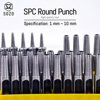 SPC belt round punch non hy leather craft tool watch belt Alloy Tool punch 1-10mm