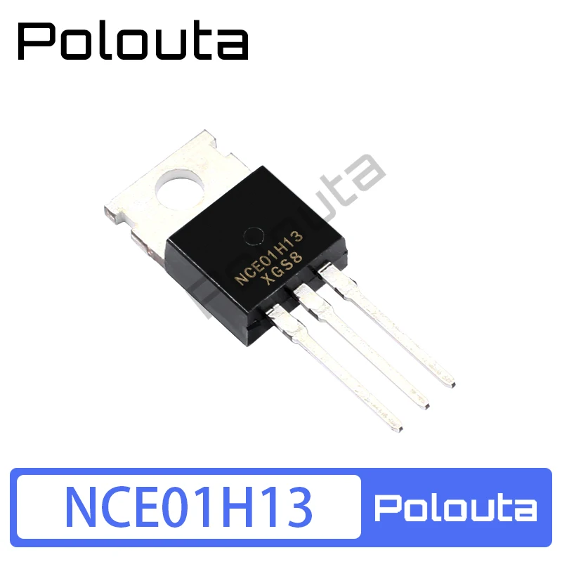 10 Pcs Polouta NCE01H13 100V 130A TO220 In-line N-channel Enhanced Power Semiconductor Electric Acoustic Component Arduino Nano