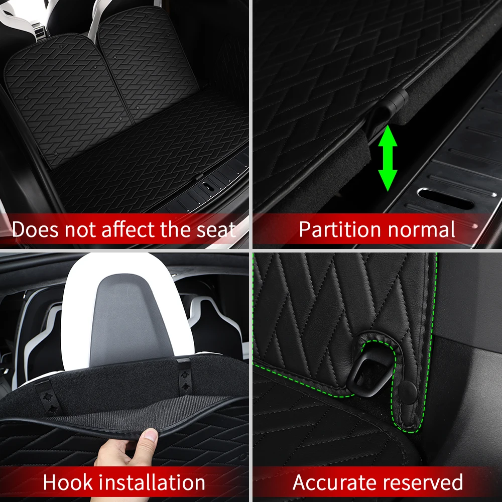 Tappetino per bagagliaio per accessori Tesla model X/accessori per auto 2016 ~ 2023 modello X tesla tre tesla model Xcarbon/accessori