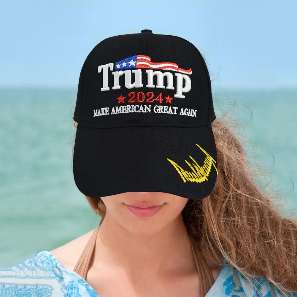 Trump 2024 Hat 2024 Trump Baseball Cap Keep America Great With American Flag Donald Trump Adjustable Baseball Cap