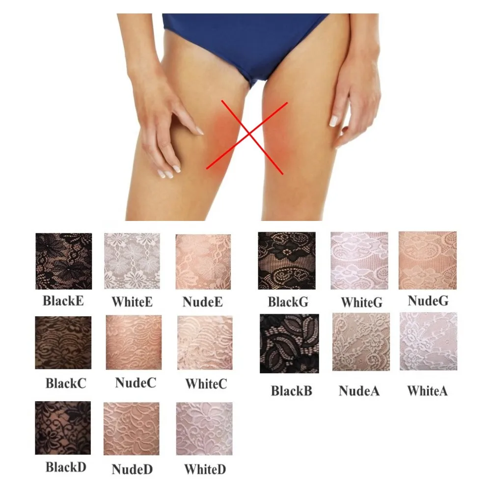 Lace Elastic anti-chafing thigh bands silicone Non slip inner thigh comfort summer leg warmer Dropshipping