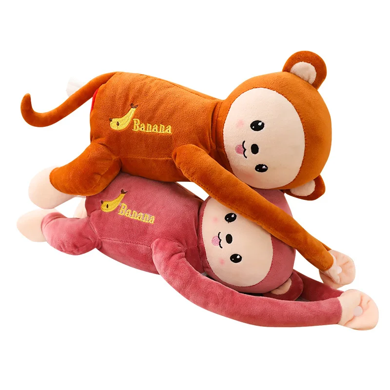 

Cute Monkey Plush Toy Tissue Box Pipi Monkey Tissue Box Car Car Tissue Box Animal Tissue Box Creative Gift