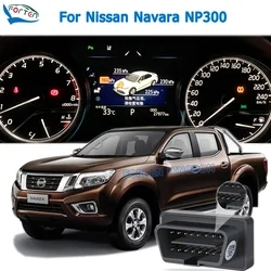 Forten Kingdom OBD TPMS Tire Digital LCD Display Auto Alarm Tyre Pressure Monitor System For Nissan Navara NP300 Frontier