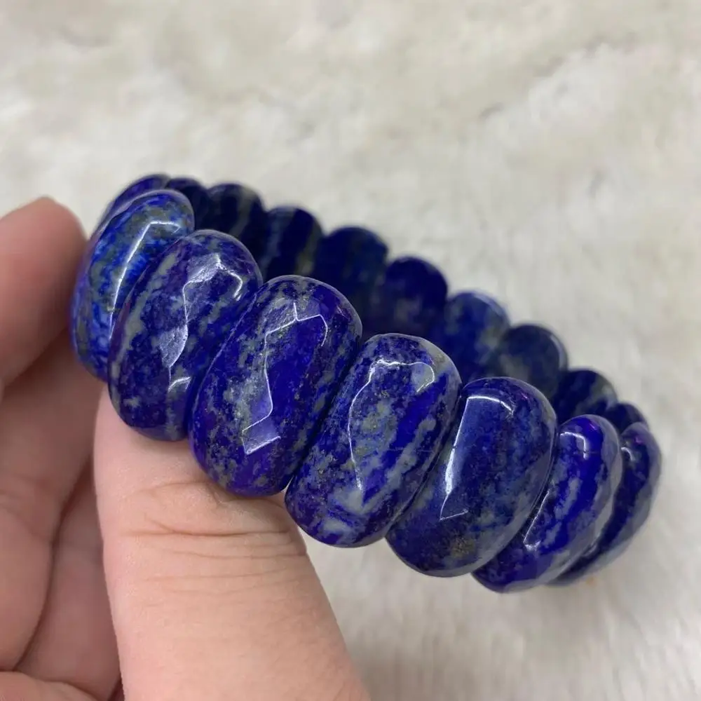 Natural Lapis Lazuli Stone Bracelet Natural Gemstone Jewelry Bangle For Women For Men Wholesale !