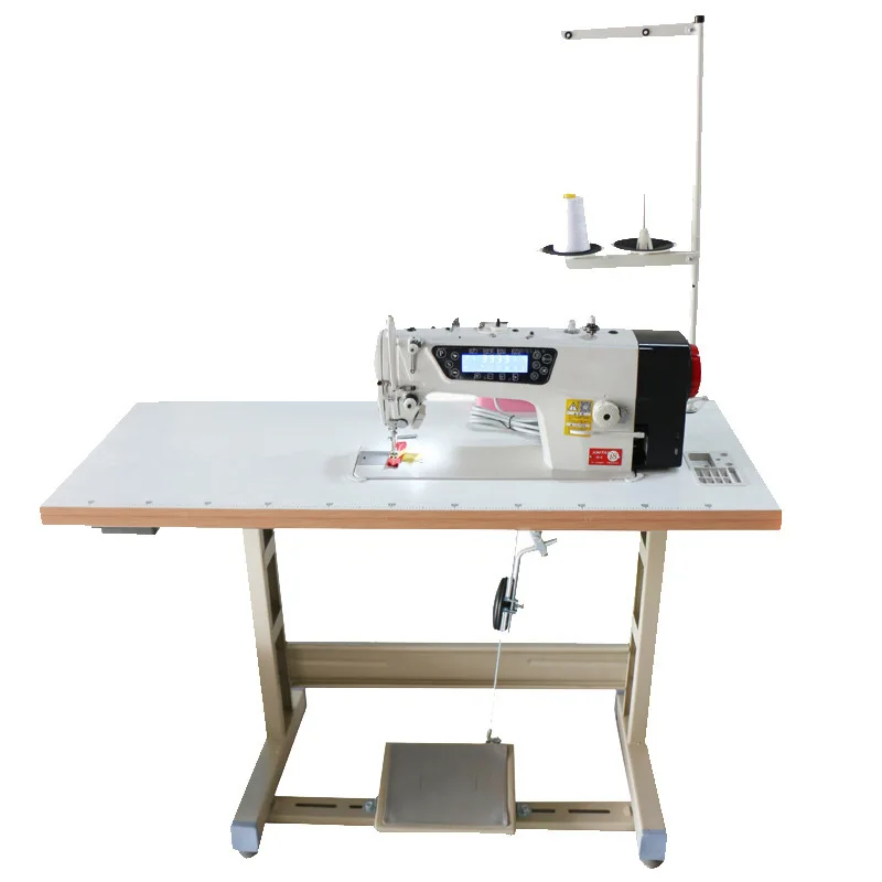 Computer Direct Drive Flat Sewing Machine Automatic High Speed Industrial Sewing Machine Lock Stitch with table