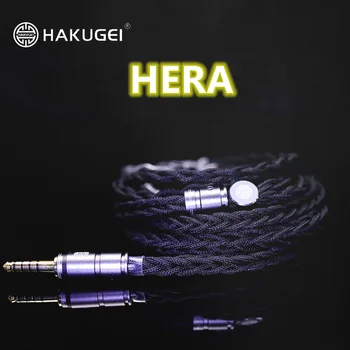 FENGEU HAKUGEI HERA 단결정 실버 하이파이 이어폰 업그레이드 케이블, MMCX 2 핀 0.78mm A2DC IE80, Shure KXXS S8 i99 T9iE 