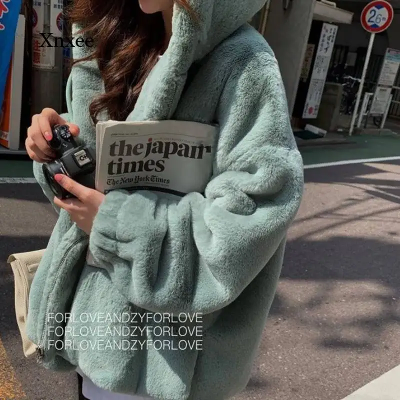 แฟชั่นของผู้หญิง Faux Fur Coat ฤดูใบไม้ร่วง/ฤดูหนาว Casual ขนาดใหญ่ Faux Fox ขนสัตว์แจ็คเก็ตฤดูหนาวผู้หญิง