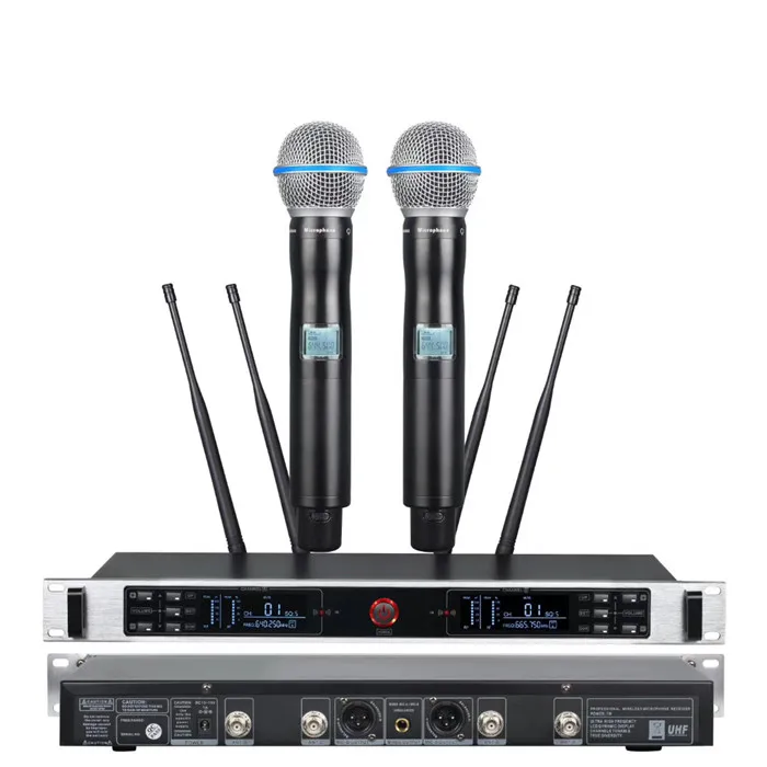 TKG TURE DIVERSITY 640-690MHz UR-3000 uhf dual-channel wireless mic enping wireless microphone