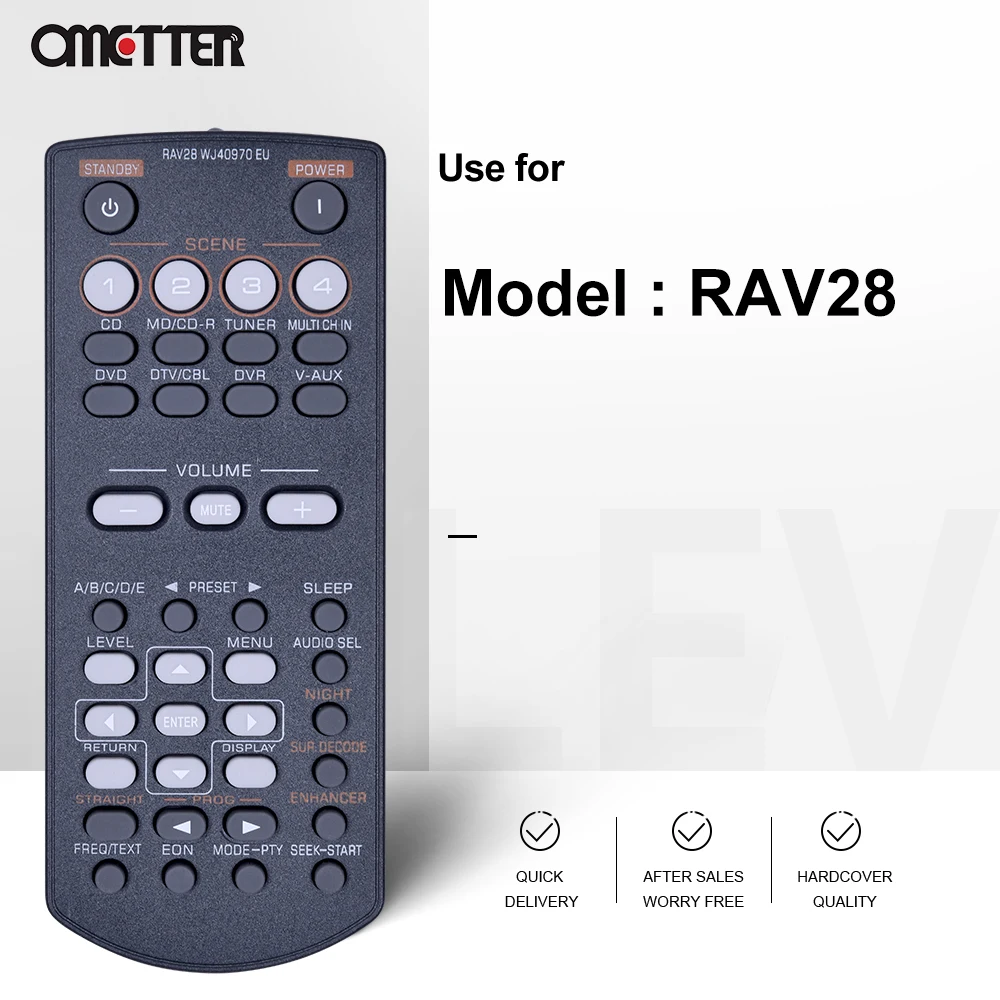 New RAV28 Remote Control For YAMAHA Home Amplifier AV Receiver WJ40970 EU HTR-6030 RX-V361 For RAV34 RAV250 RX-V365 HTIB-680