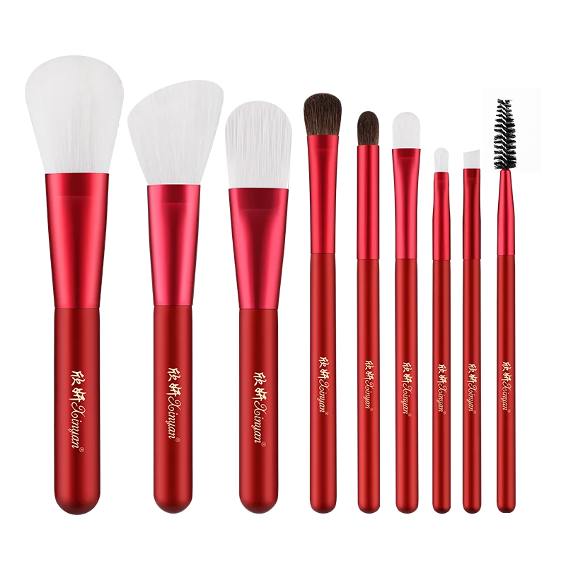 Beauty Up Kwasten Set 7/9Pcs Cosmetische Foundation Poeder Blush Oogschaduw Eyeliner Lip Make Up Brush Gereedschap kits Maquiagem Nieuwe