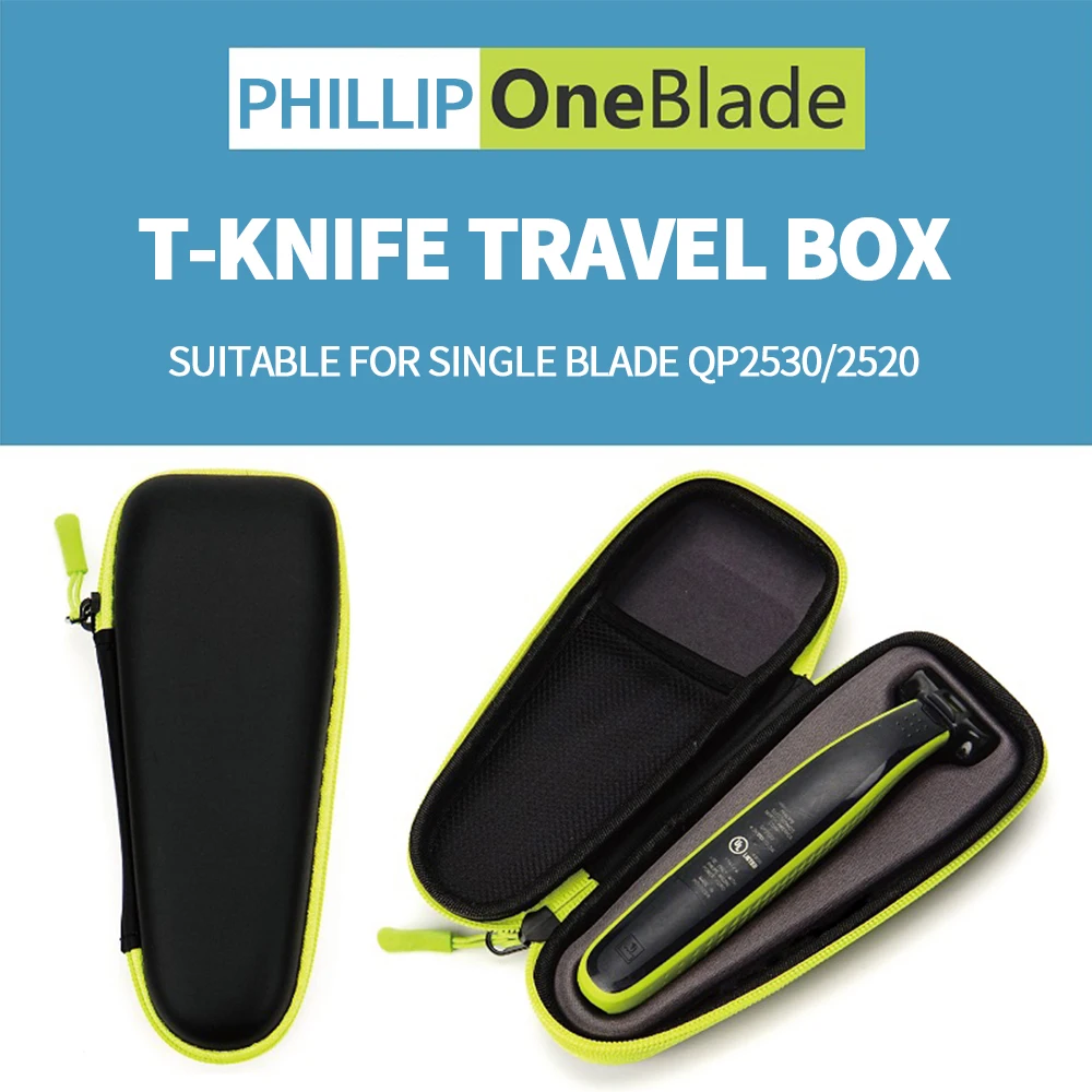 Para a Philips OneBlade QP2530/2520 Barbeador Caixa Dura Saco De Armazenamento Portátil de Viagem Carry Case Capa Para Única Lâmina Qp2530 Qp2520