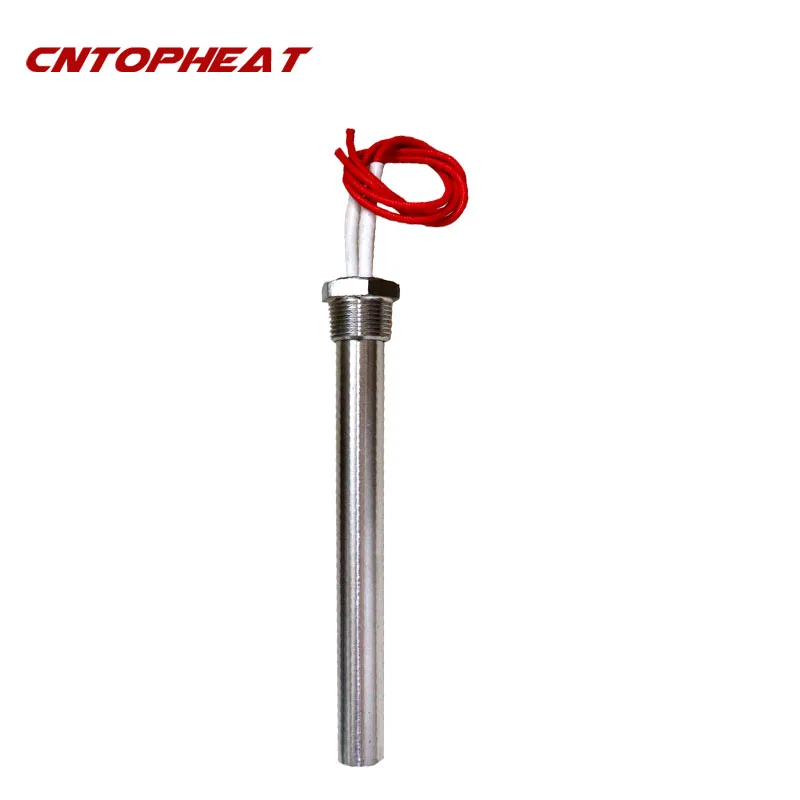 72 فولت سخان خرطوشة 1/2 "الموضوع SUS304 500 واط/1000 واط الفولاذ المقاوم للصدأ 304 عنصر التدفئة الغمر سخان المياه