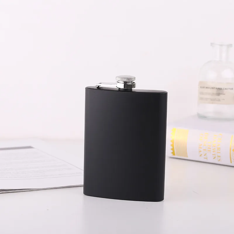 8oz/220ml Portable Flagon Hip Flask set with cup for Whiskey Vodka Wine Pot Alcohol outdoor gift box Drinking Bottle tools