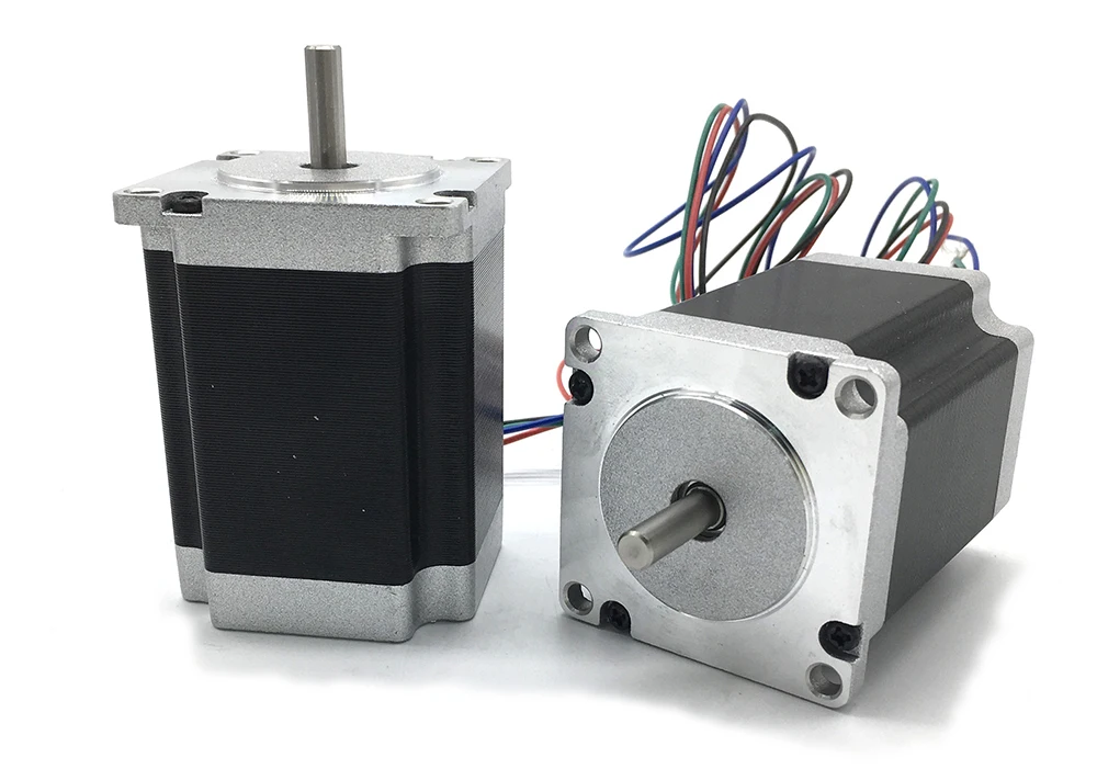 5PCS Nema23 Stepper Motor  6.35mm  8mm Shaft  TB6600 Driver 350W Power Supply Kit 57*56mm 3A 1.2Nm 172Oz-in  5 Axis 2ph 4 Wires