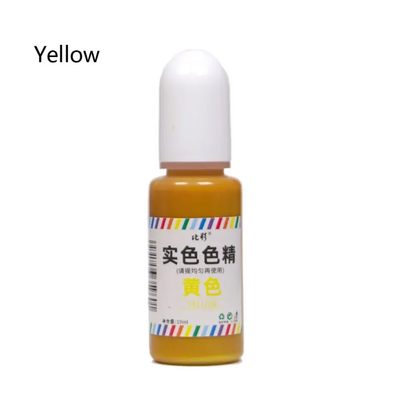 10ml Nhựa CHỐNG UV Đặc Sắc Tố Chất Lỏng Nhuộm 12 Màu DIY Nhựa Trang Sức Làm đồ Thủ Công