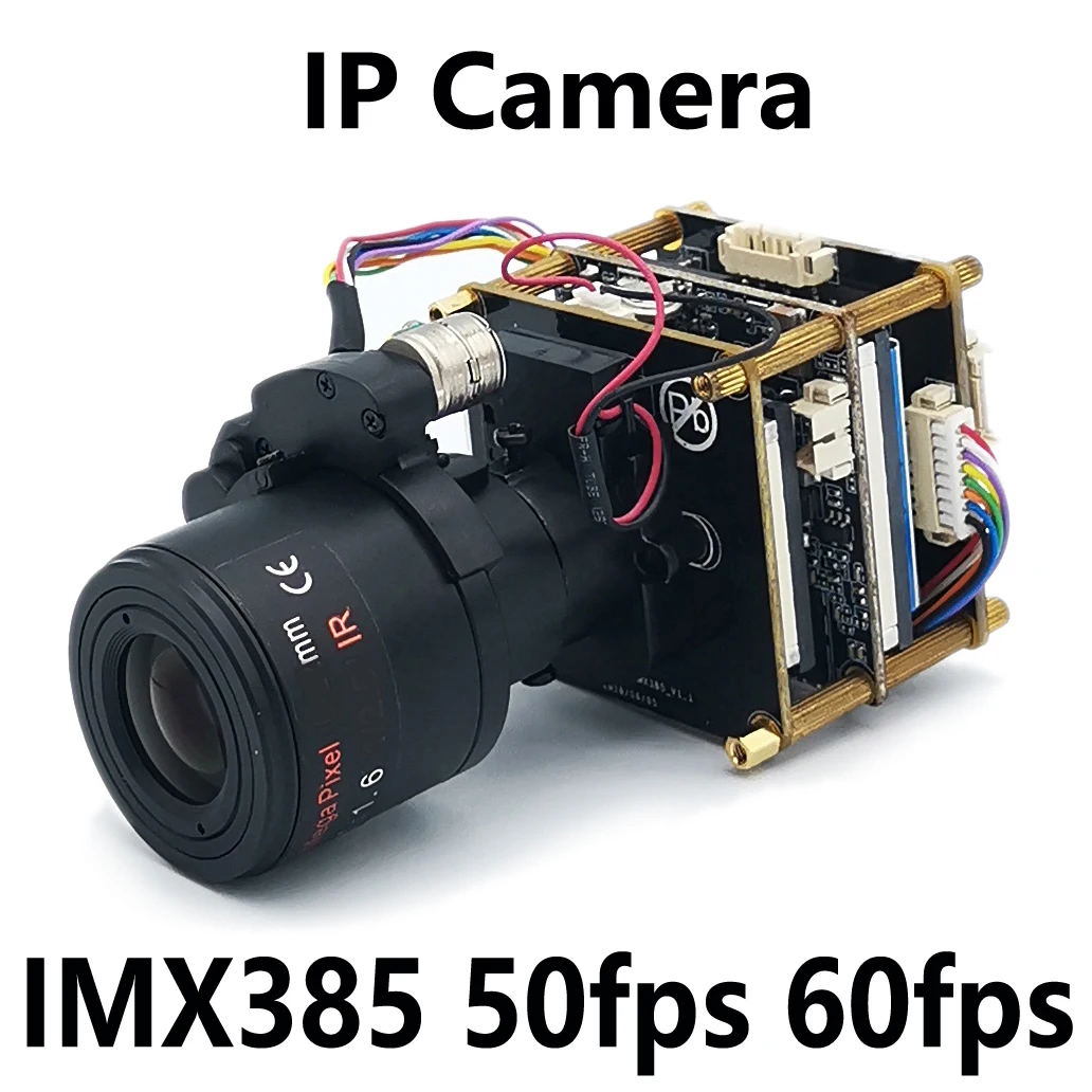 Imagem -03 - Luz das Estrelas Super da Segurança Esperta 1.8 Imx385 Mais 3516d 2.0mp 60fps 50fps Ipc Baixa Iluminação Cctv 1080p Rede ip Câmera Módulo Pcb