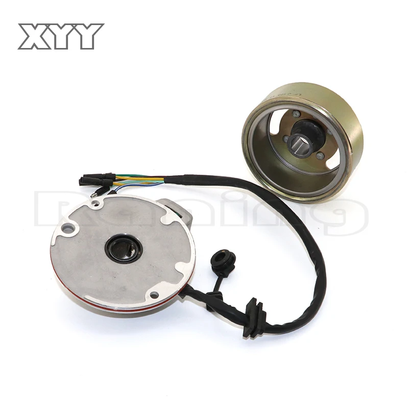 Mangeto Stater flywheel motor LIFAN LF125cc Horizontal Kick Start Engine Magneto Coil Stator Kit for Pit Dirt Bike