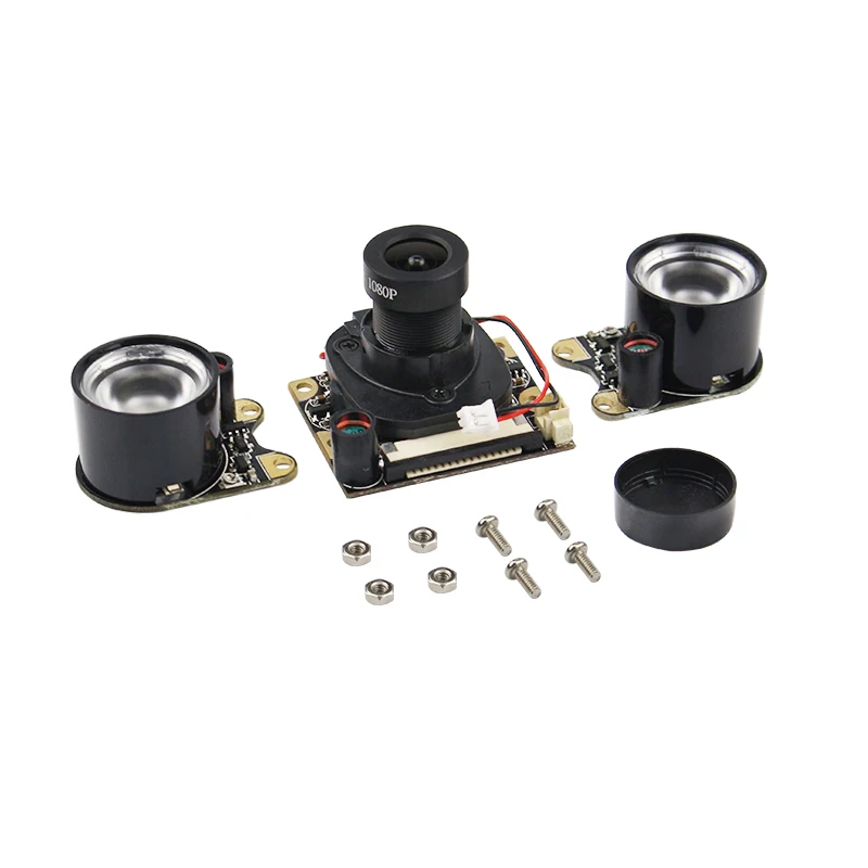 Raspberry Pi Camera Night Vision Focal Adjustable 5MP OV5647 Automatically Switch Day Night Mode for RPI 5 4B 3B+ 3B Zero W