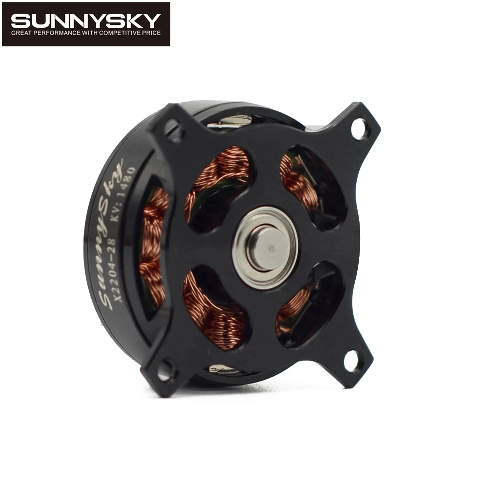 1PC Original Sunnysky X2204 KV1480/KV1800 Brushless Motor designed for RC quadcopter f3p Airplane 3D fixed-wing aircraft