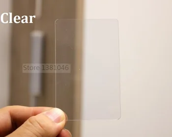 עובי 200 מיקרון גיליון PVC שקוף אולטרה דק כרטיס ביקור ברור - 20/50/100 אתה בוחר כמות