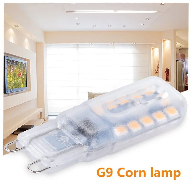 G9 LED Lamp Warm/Cold White AC220V-240V 14/22/32leds SMD2835 Chandelier Bulb Light 360 Degree Lighting 10pcs/lot