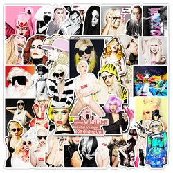 10/30/50PCS Lady Gaga Sexy Female Graffiti Waterproof Sticker Suitcase Notebook Refrigerator Skateboard Helmet WaterCupWholesale