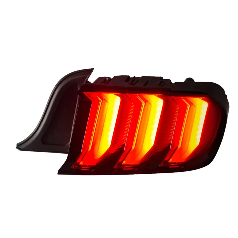 12V Car LED Tail Lights For Ford Mustang Taillights 2015-2019 Five Modes Rear DRL Brake Turn Signal Light Accessories 2pcs