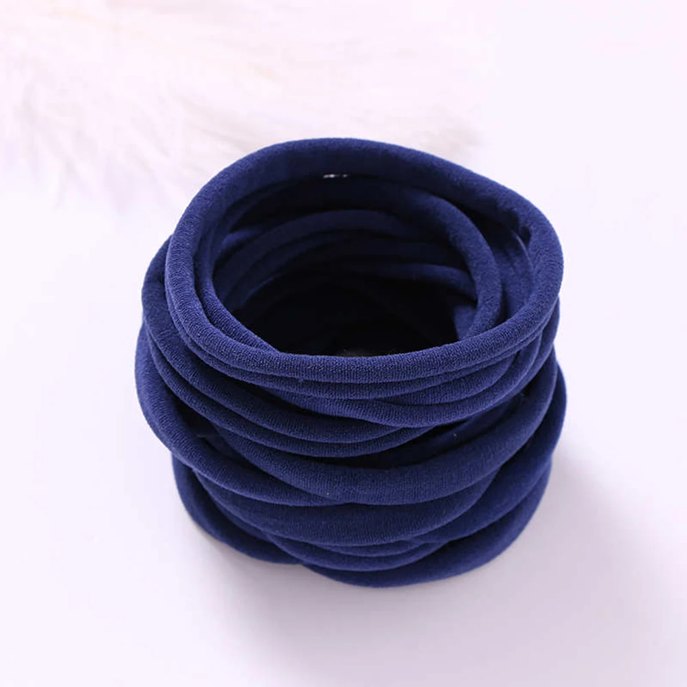100 Teile/los Baby Mädchen DIY Stretchy Dünne Nylon Mädchen Elastische Abendessen Weiche Stirnband Baby Zubehör Infant Kopfbedeckungen Baby Artikel – Detail 11