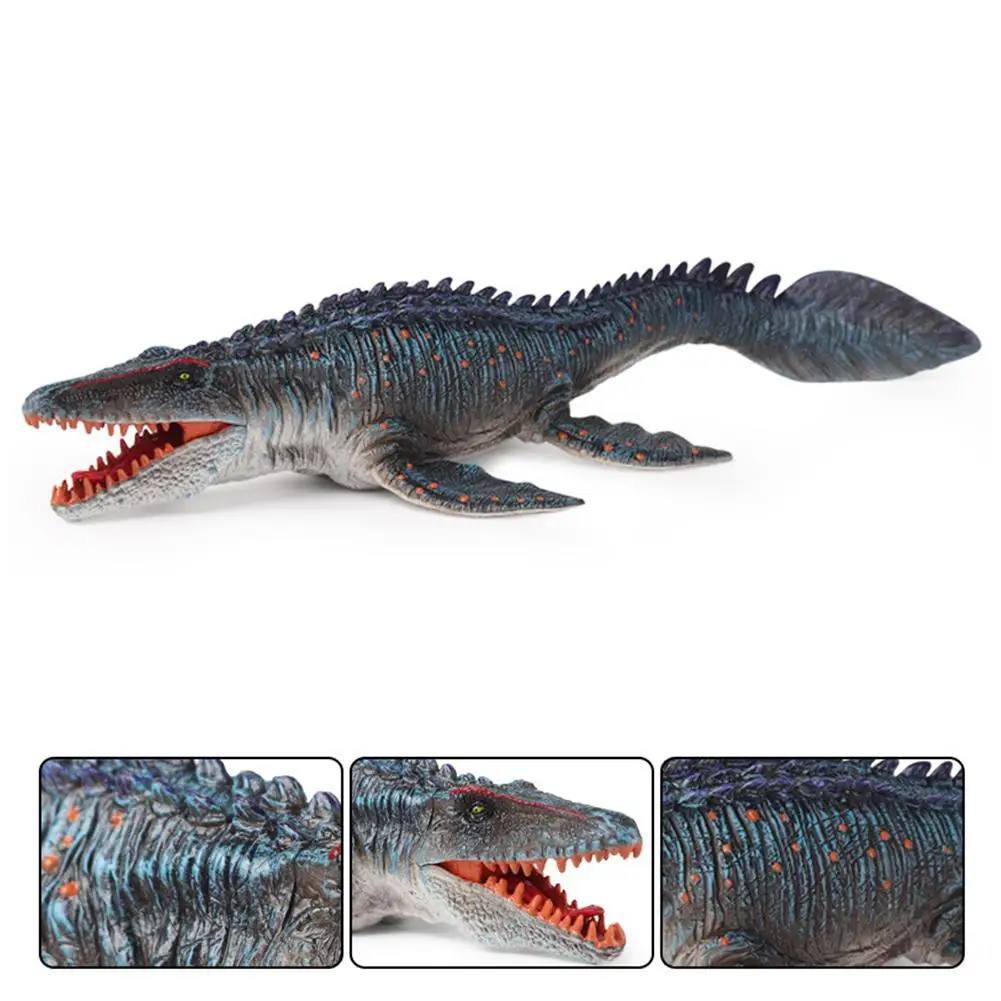 34cm modelo de dinossauro figura brinquedo mosasaurus modelo vida marinha biologia brinquedo animal brinquedo cognitivo crianças educação brinquedo assustador complicado